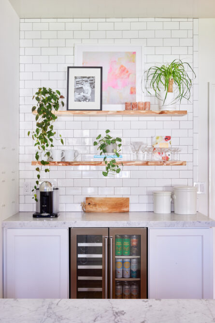 dry-bar-kitchen-design-drinks-fridge-floating-shelves