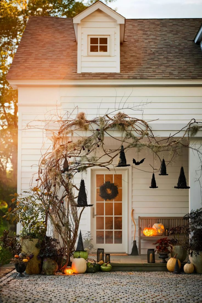 chic halloween decor