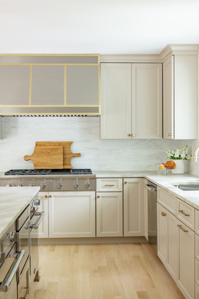 Kitchen Design Beige Cabinetry